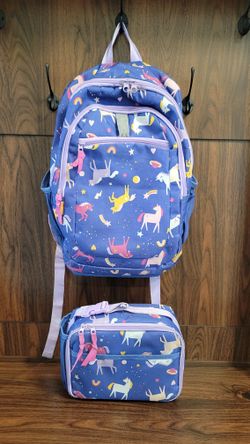 Backpack With Lunch Sack