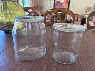 IKEA - Set of 2 Glass Jars with Glass Lids