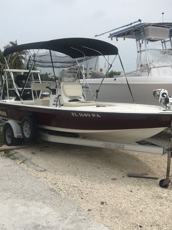 2009 mako 18 lts 165 hours on it. Trim tabs poling platform. Trolling motor. Great boat 13,000.
