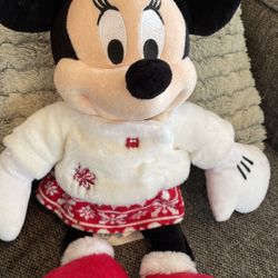 Disney Parks Authentic Original Minnie Mouse 12” Plush Disney store 