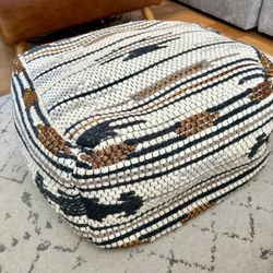 West Elm Entwine Pouf / Ottoman