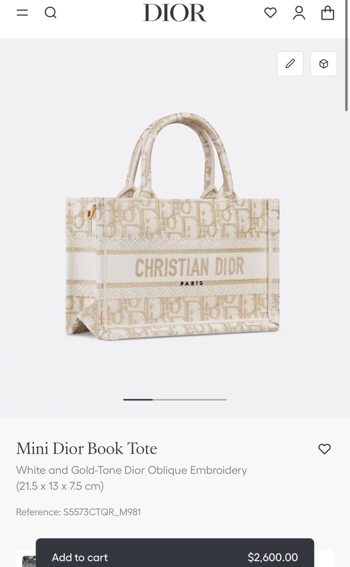 Dior Bag
