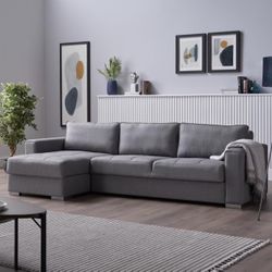 Sectional Sofa Gray 