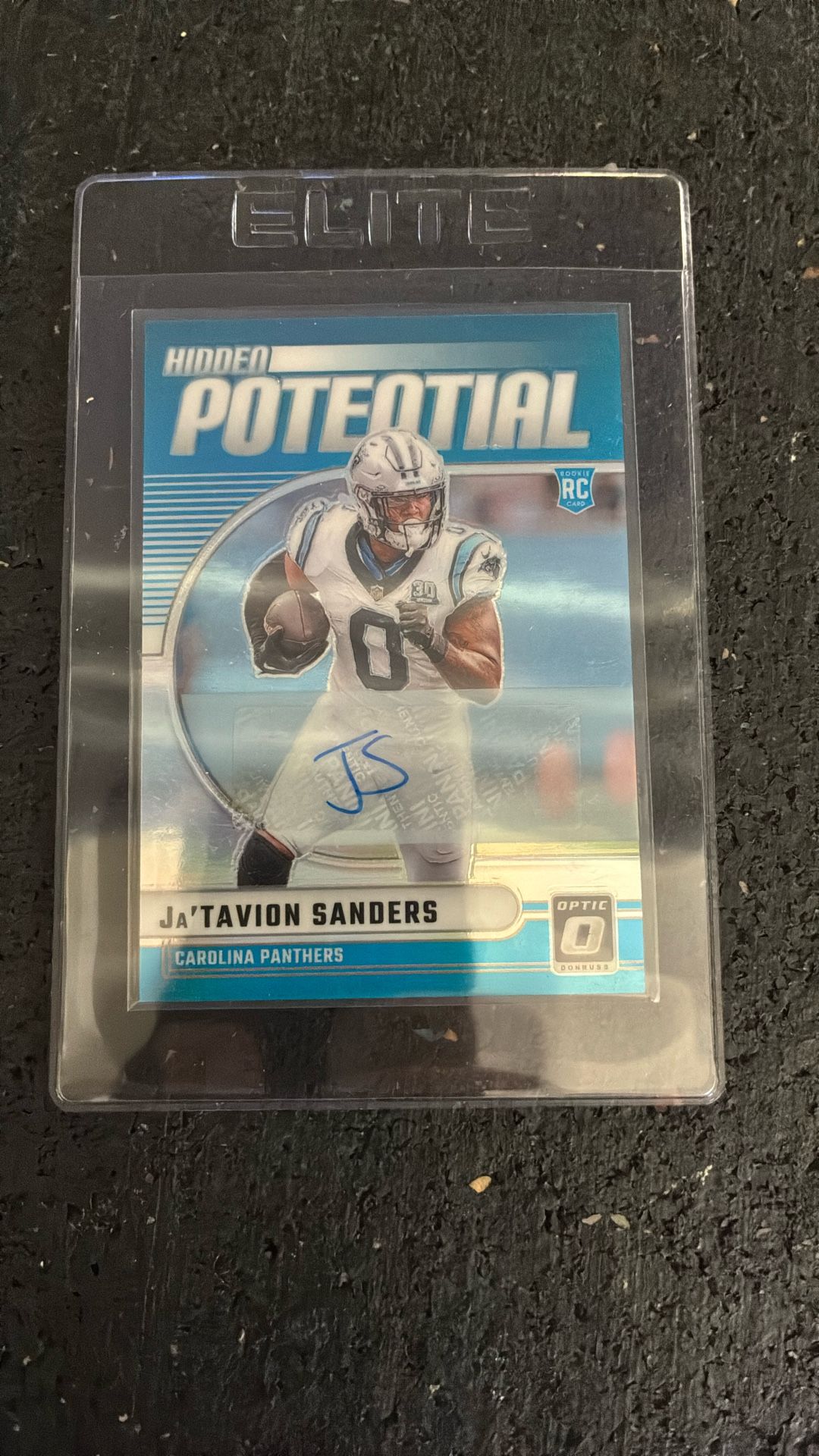 2024 Donruss Optic Ja’tavion Sanders Hidden Potential Auto #'d /99 Rookie RC