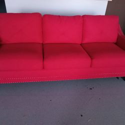 Burgundy Sofa