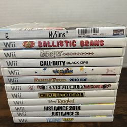 Lot Of 12 Nintendo Wii Games Complete With Manual