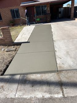 New Cement Slabs