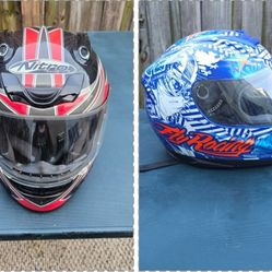 2 Racing Helmets