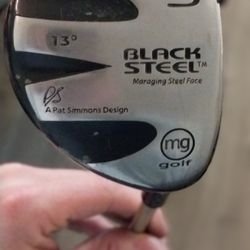MG Golf Black Steel Strong 13° 3 Wood