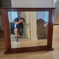 Solid Wood Mirror 