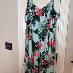 Women’s 3X Tropical Patterned Dress. Perfect for summer/vacation etc. Located in Murray cash/Venmo. Fcfs or hold with Venmo