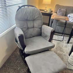 Rocking Chair With Ottoman For Sale