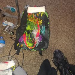 Weed & Skull Christmas Stocking