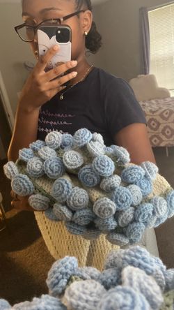 Crochet Bouquet Blanket