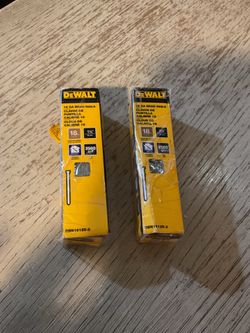 Dewalt 18 gauge brand nails 2500 nails per box I’m selling both boxes for 20 bucks