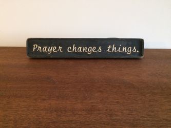 Wooden sign