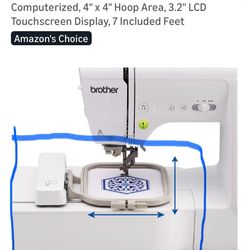 Brother SE600 Sewing Embroidery Parts & Pedal  Great Condition