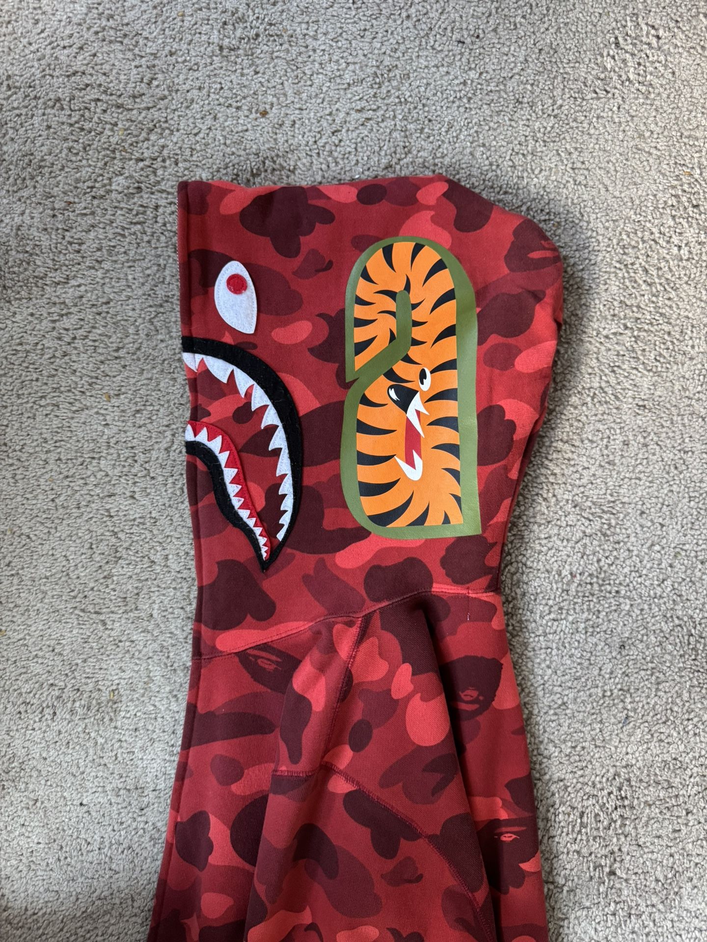 bape camo hoodie