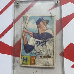 Duke Snider 1952 Bowman Baseball Card 