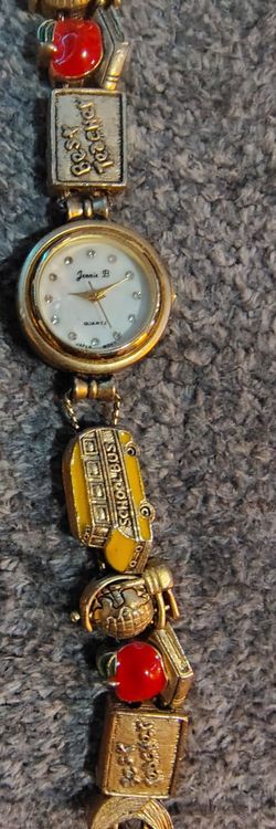 Vintage Jennie B teacher bracelet watch