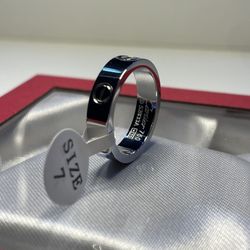 14k Stainless Steel Ring LOVE