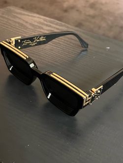 Louis Vuitton Millionaire 1.1 Z1165E Black Gold Sunglasses