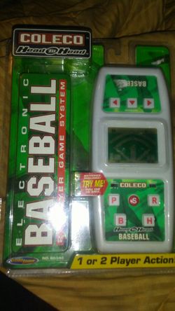 New Coleco head to head baseball
