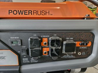 Generac Power Rush 8000W Portable Generator
