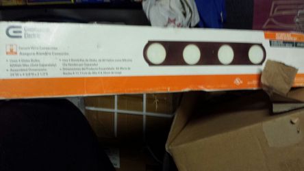 Brand new still in box bathroom light fixture