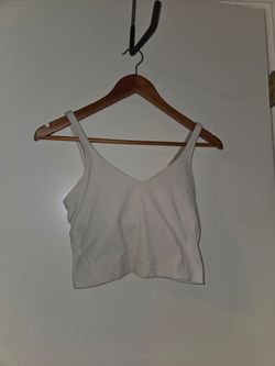 Womens white Lululemon top, size 4