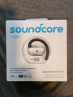 Soundcore V40i Open-Ear Headphone Al-Enhanced Clear Calls Sport Headset 21H Play