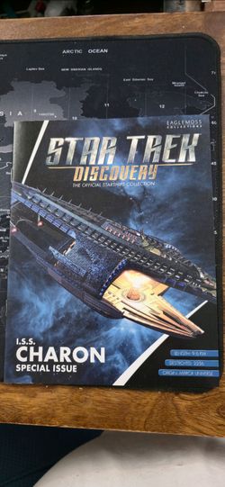 Eaglemoss Star Trek Starships Collection ISS Charon ship and magazine