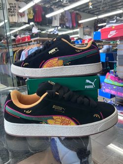 Puma Suede XL La Catrina Black Yellow Sizzle