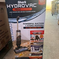 Shark HydroVac MessMaster 3-in-1 Cleaner Bagless, Cordless, Washable Filter, Stick Vacuum for Hard Floor and Area Rugs in Blue