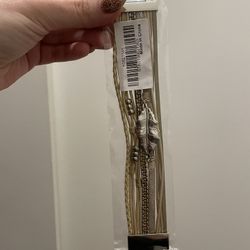 Men’s Faux Leather Bracelet NWT