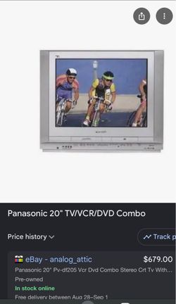 Panasonic tv vhs dvd