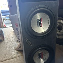 Speakers/Cajón Con Bocinas 10in MTX 7500 Series 