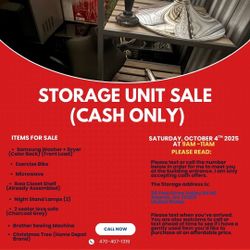 Storage Unit Sale (Buckhead Area)
