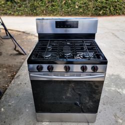 Samsung 30" Oveen Gass Rangee Stainless steel Stovve