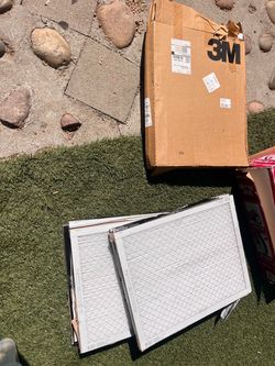 Pleated air filters for heating, ventilation and air conditioning (HVAC) systems.