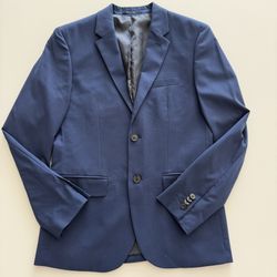 Men’s Blazer Navy Blue Size 38R