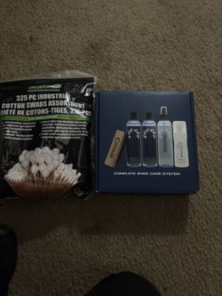 Complete Shoe Cleaning Kit Plus Cotton Swab Kit