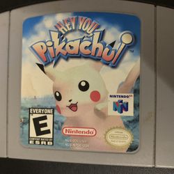 Hey You, PIKACHU! (Nintendo 64)