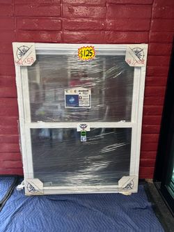 New vinyl window