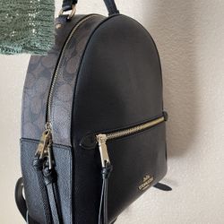 Coach Jordyn Backpack With Signature Canvas 