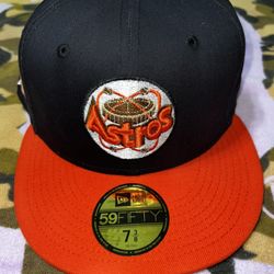 Houston Astros New Era 59 Fifty (7 3/8) 🍩🍩 Shipleys Astrodome 🍩🍩