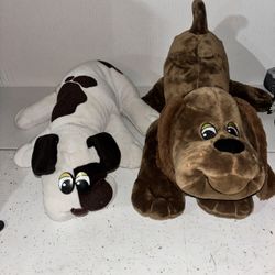 2 pound puppy white with dark brown spots and brown