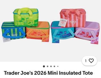 Mini  insulated traders joes bags