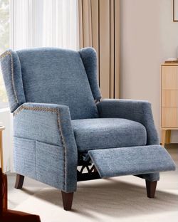 Wayfair Blue Upholstered Recliner