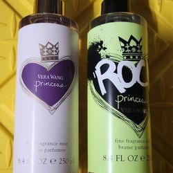(2) Vera Wang Fragrance Mists ~ Princess Collection, 8 oz each